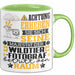 Wildtierfotograf Geschenk Tasse Lustiger Spruch Erheben Sie Sich Der Wildtierfotograf Betritt den Raum Grün Trendation