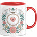 Stickerei Liebhaber Tasse Geschenk Lustige Geschenkidee Spruch Für Stich Künstler Rot Trendation