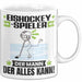 Eishockeyspieler Tasse Geschenk für Eishockeyspieler Der Mann Der Alles Kann Geschenkidee zum Geburtstag Weiß Trendation