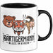 Bärtige Männer Tasse Geschenk Lustige Geschenkidee Spruch Bärtigermann Alles In Einem Schwarz Trendation
