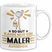 Maler Geschenk Tasse So Gut Kann Nur Ein Maler Aussehen Geschenkidee Kaffee-Becher Weiß Trendation