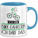 Geschenk für BMX-Fahrerin Tasse Lustige Geschenkidee Geburtstag Ich Bin BMX-Fahrerin Ich Darf Das Blau Trendation