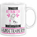 Hundetrainerin Tasse Geschenk Becher Stark Attraktiv Furchtlos Hundetrainerin Lustige Geschenkidee Weiß Trendation