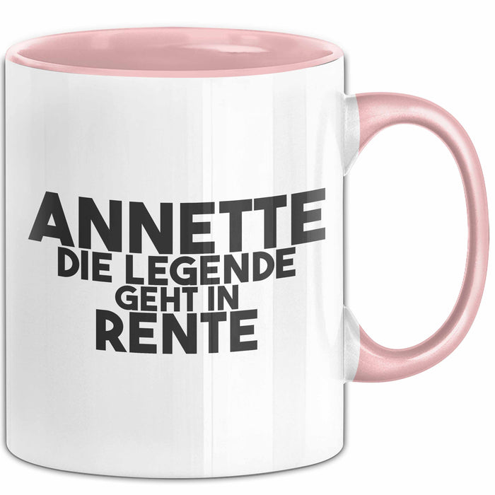 Annette Tasse Annette – Die Legende Geht In Rente Geschenk