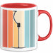 Ski Tasse Geschenk Grafik Skilift Becher Rot Trendation