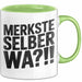 Deutschland Berlin Tasse Geschenk Lustige Geschenkidee Spruch Merkste Selber Wa Grün Trendation