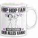Hip-Hop-Fan Tasse Geschenk für Hip-Hop-Fan Der Mann Der Alles Kann Geschenkidee zum Geburtstag Weiß Trendation
