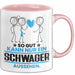 Schwager Geschenk Tasse So Gut Kann Nur Ein Schwager Aussehen Geschenkidee Kaffee-Becher Rosa Trendation