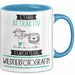 Wildtierfotografin Tasse Geschenk Becher Stark Attraktiv Furchtlos Wildtierfotografin Lustige Geschenkidee Blau Trendation