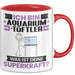Aquarium-Tüftler Tasse Geschenk für Aquarium-Tüftler Geburtstag Lustiger Spruch Kaffee-Becher Was Ist Deine Superkraft Rot Trendation