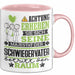 Schwiegervater Geschenk Tasse Lustiger Spruch Erheben Sie Sich Der Schwiegervater Betritt den Raum Rosa Trendation