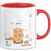 Reiseblogger Tasse Geschenk Lustige Geschenkidee Spruch Für Abenteuer Sucher Rot Trendation