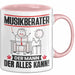 Musikberater Tasse Geschenk für Musikberater Der Mann Der Alles Kann Geschenkidee zum Geburtstag Rosa Trendation