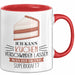 Kuchen-Liebhaber Tasse Geschenk Ich Kann Kuchen Verschwinden Lassen Was Ist Deine Superkraft Rot Trendation