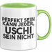 Uschi Tasse Perfekt Sein Kann Jeder, Uschi Sein Nicht Geschenk Grün Trendation