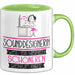Sounddesignerin Weil Es Keinen Schöneren Beruf Gibt Tasse Geschenk für Eine Sounddesignerin Lustig Grün Trendation