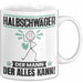 Halbschwäger Tasse Geschenk für Halbschwäger Der Mann Der Alles Kann Geschenkidee zum Geburtstag Weiß Trendation