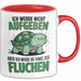 Sarkastische Schildkröte Tierliebhaber Tasse Geschenk Lustige Geschenkidee Spruch Ich Werde Die Ganze Zeit Fluchen Rot Trendation
