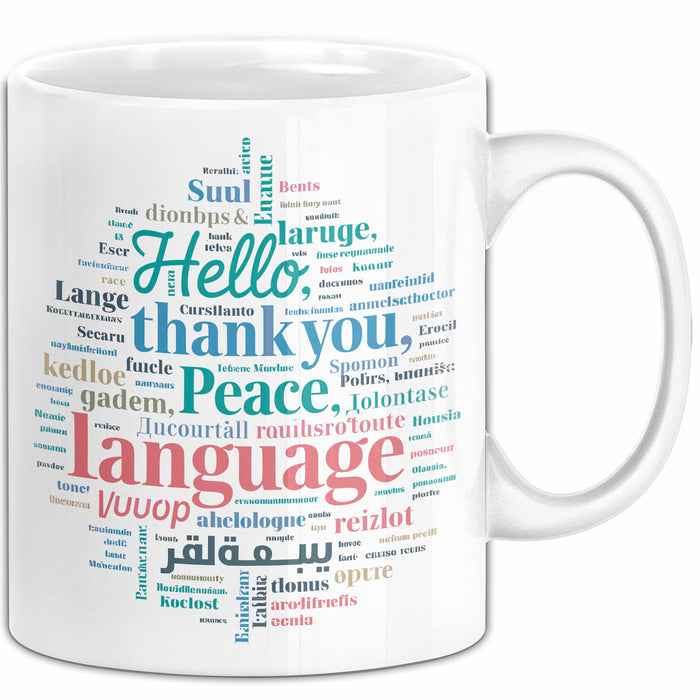 Übersetzer Tasse Geschenkidee für Sprachnerds Weiß Trendation
