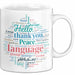 Übersetzer Tasse Geschenkidee für Sprachnerds Weiß Trendation