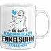 Enkelsohn Geschenk Tasse So Gut Kann Nur Ein Enkelsohn Aussehen Geschenkidee Kaffee-Becher Weiß Trendation