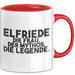 Elfriede Tasse Elfriede – Die Frau. Der Mythos. Die Legende. Geschenk Rot Trendation