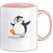 Pinguin Liebhaber Tasse Geschenk Lustige Geschenkidee Spruch Für Kälte Fans Rosa Trendation