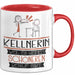 Kellnerin Weil Es Keinen Schöneren Beruf Gibt Tasse Geschenk für Eine Kellnerin Lustig Rot Trendation