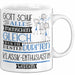 Klassik-Enthusiastin Geschenk Becher Tasse Gott Schuf Alle Menschen Gleich Nur Die Besten Durfeten Klassik-Enthusiastin Werden Geschenkidee Lustig Weiß Trendation