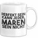 Maren Tasse Perfekt Sein Kann Jeder, Maren Sein Nicht Geschenk Weiß Trendation