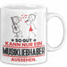 Musikliebhaber Geschenk Tasse So Gut Kann Nur Ein Musikliebhaber Aussehen Geschenkidee Kaffee-Becher Weiß Trendation