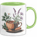 Kräutertee Fan Tasse Geschenkidee für Teezeit Liebhaber Grün Trendation
