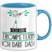 Geschenk für Trompeterin Tasse Lustige Geschenkidee Geburtstag Ich Bin Trompeterin Ich Darf Das Blau Trendation
