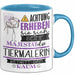 Tiermalerin Tasse Geschenk Lustiger Spruch Bitte Erheben Sie Sich Seine Majestät Die Tiermalerin Betritt Den Raum Blau Trendation