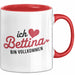 Bettina Tasse Geschenk Ich Bin Vollkommen Bettina Geschenkidee Geburtstag Rot Trendation
