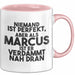 Marcus Tasse Niemand Ist Perfekt, Aber Als Marcus Ist Er Verdammt Nah Dran Rosa Trendation