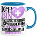 Heilerziehungspflegerin Ausbildung Start Geschenk Tasse Ich Bin Heilerziehungspflegerin In Der Ausbildung Ich Darf Das Kaffee-Becher Geschenkidee Blau Trendation
