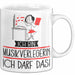 Geschenk für Musikverlegerin Tasse Lustige Geschenkidee Geburtstag Ich Bin Musikverlegerin Ich Darf Das Weiß Trendation
