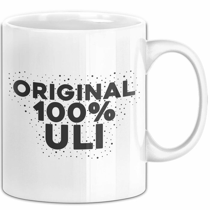 Uli Tasse Original 100% Uli Geschenk Weiß Trendation