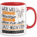 Jazz-Musikerin Tasse Geschenk Spruch Wer Will Schon Prinzessin Sein Wenn Man Auch Jazz-Musikerin Sein Kann Rot Trendation