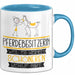 Pferdebesitzerin Weil Es Keinen Schöneren Beruf Gibt Tasse Geschenk für Eine Pferdebesitzerin Lustig Blau Trendation