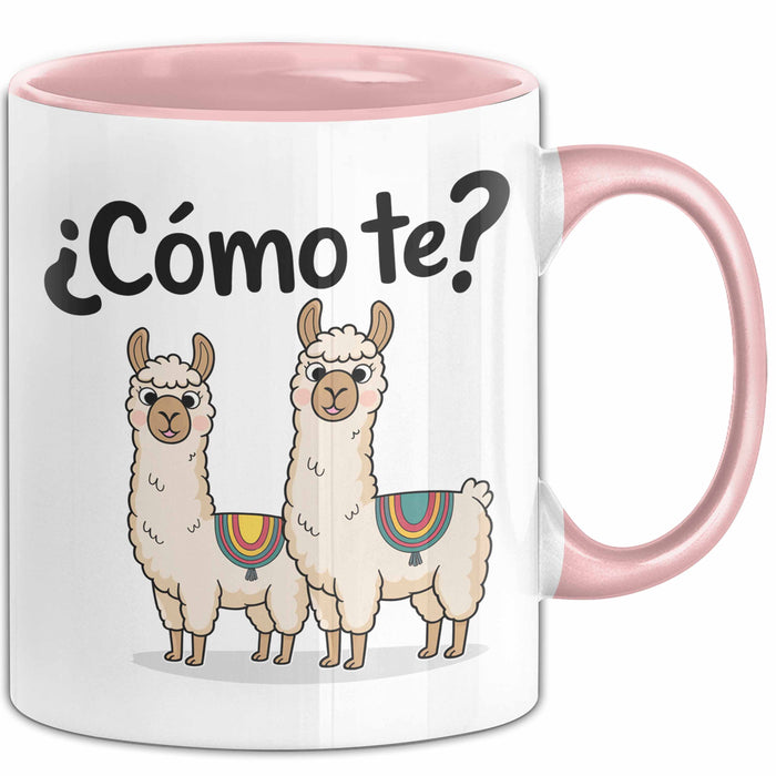 Spanischlehrer Unterricht Tasse Geschenk Lustige Geschenkidee Spruch ¿Cómo Te Llamas Rosa Trendation