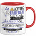 Taekwondo-Kämpferin Tasse Geschenk Lustiger Spruch Bitte Erheben Sie Sich Seine Majestät Die Taekwondo-Kämpferin Betritt Den Raum Rot Trendation