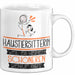 Haustiersitterin Weil Es Keinen Schöneren Beruf Gibt Tasse Geschenk für Eine Haustiersitterin Lustig Weiß Trendation
