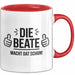 Beate Tasse Geschenk Die Beate Macht Dat Schon Geschenkidee Becher mit Name Rot Trendation
