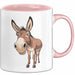Eselbauer Esel Tier Gesicht Tasse Geschenk Lustige Geschenkidee Spruch Rosa Trendation