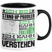 Stand-Up-Paddler Geschenk Tasse Lustige Geschenkdiee für einen Stand-Up-Paddler Geburtstag Ich Bin Stand-Up-Paddler Ich Kann Es Dir Erklären Aber Nicht Für Dich Verstehen Schwarz Trendation