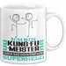 Kung-Fu-Meister Geschenk Tasse Ich Bin Kung-Fu-Meister Aber Sag Doch Einfach Superheld Lustige Geschenkdiee für Kung-Fu-Meister Kaffee-Becher Weiß Trendation