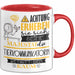 Tierkommunikatorin Tasse Geschenk Lustiger Spruch Bitte Erheben Sie Sich Seine Majestät Die Tierkommunikatorin Betritt Den Raum Rot Trendation