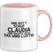 Claudia Tasse Und Gott Schuf Claudia Und Dachte Sich: Das Wird Lustig Rosa Trendation
